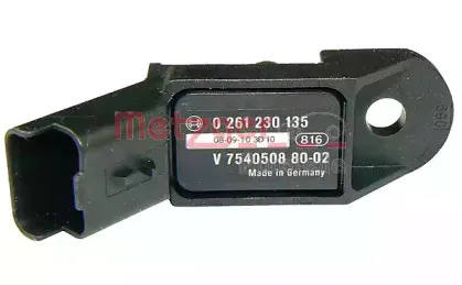 Датчик, давление во впускной трубе METZGER купить