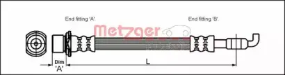 Тормозной шланг METZGER купить