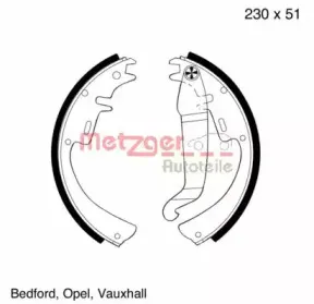 Комплект тормозных колодок METZGER купить