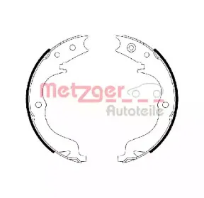 Комплект тормозных колодок, стояночная тормозная система METZGER купить