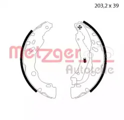 Комплект тормозных колодок METZGER купить