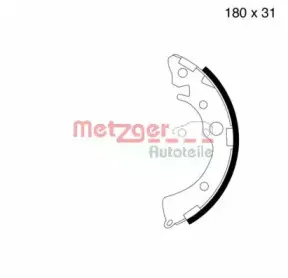 Комплект тормозных колодок METZGER купить
