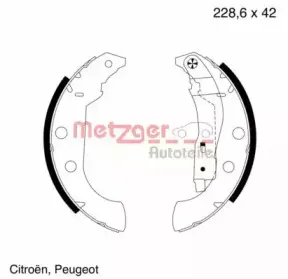 Комплект тормозных колодок METZGER купить