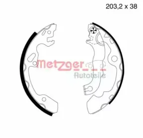 Комплект тормозных колодок METZGER купить