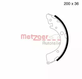 Комплект тормозных колодок METZGER купить