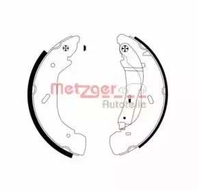 Комплект тормозных колодок METZGER купить