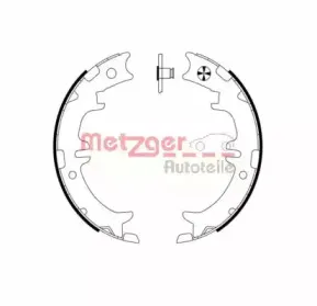 Комплект тормозных колодок, стояночная тормозная система METZGER купить