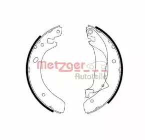 Комплект тормозных колодок METZGER купить
