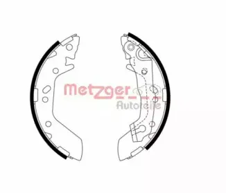 Комплект тормозных колодок METZGER купить