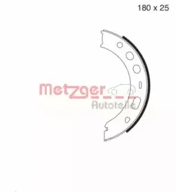 Комплект тормозных колодок, стояночная тормозная система METZGER купить