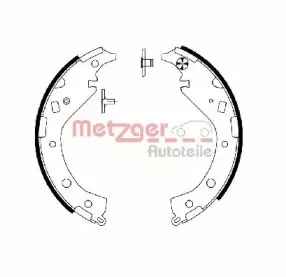 Комплект тормозных колодок METZGER купить
