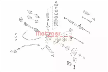 Подвеска колеса METZGER купить