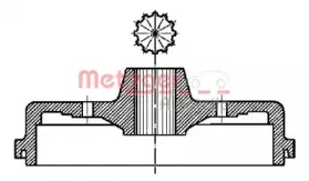 Тормозной барабан METZGER купить