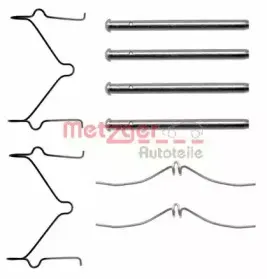 Комплектующие, колодки дискового тормоза METZGER купить