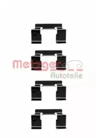 Комплектующие, колодки дискового тормоза METZGER купить