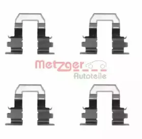 Комплектующие, колодки дискового тормоза METZGER купить