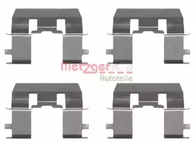 Комплектующие, колодки дискового тормоза METZGER купить