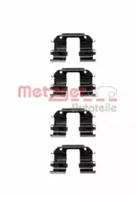 Комплектующие, колодки дискового тормоза METZGER купить