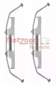 Комплектующие, колодки дискового тормоза METZGER купить