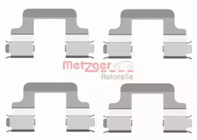 Комплектующие, колодки дискового тормоза METZGER купить