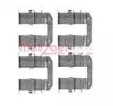 Комплектующие, колодки дискового тормоза METZGER купить