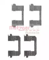 Комплектующие, колодки дискового тормоза METZGER купить