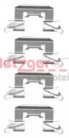 Комплектующие, колодки дискового тормоза METZGER купить