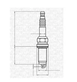 Свеча зажигания MAGNETI MARELLI купить