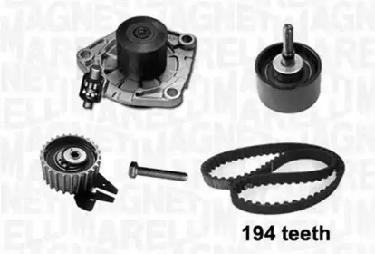 Водяной насос + комплект зубчатого ремня MAGNETI MARELLI купить