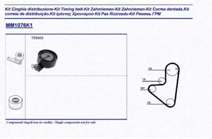 Комплект ремня ГРМ MAGNETI MARELLI купить