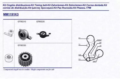 Комплект ремня ГРМ MAGNETI MARELLI купить