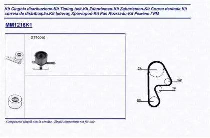 Комплект ремня ГРМ MAGNETI MARELLI купить