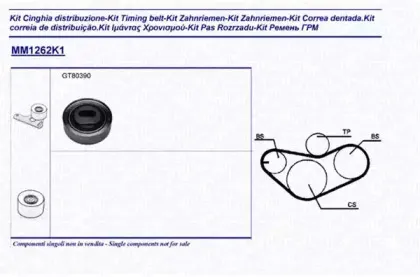 Комплект ремня ГРМ MAGNETI MARELLI купить
