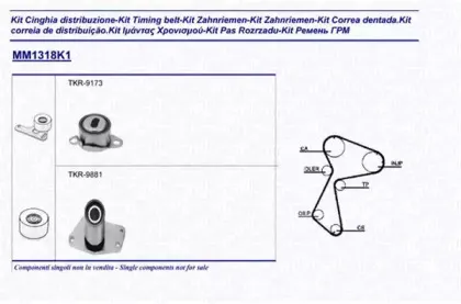 Комплект ремня ГРМ MAGNETI MARELLI купить