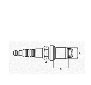 Свеча зажигания MAGNETI MARELLI купить